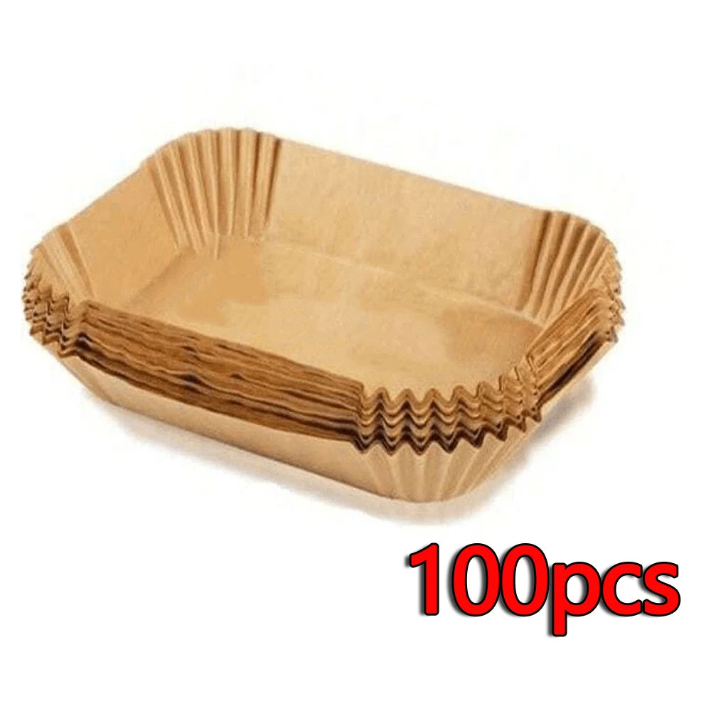 Disposable Air Fryer Parchment Paper Liners Non-Stick Baking Sheets - 15