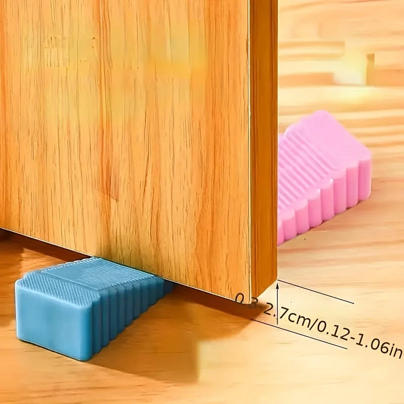 Silicone Door Stop Wedge Heavy Duty Non Slip Floor Protector Door Stopper
