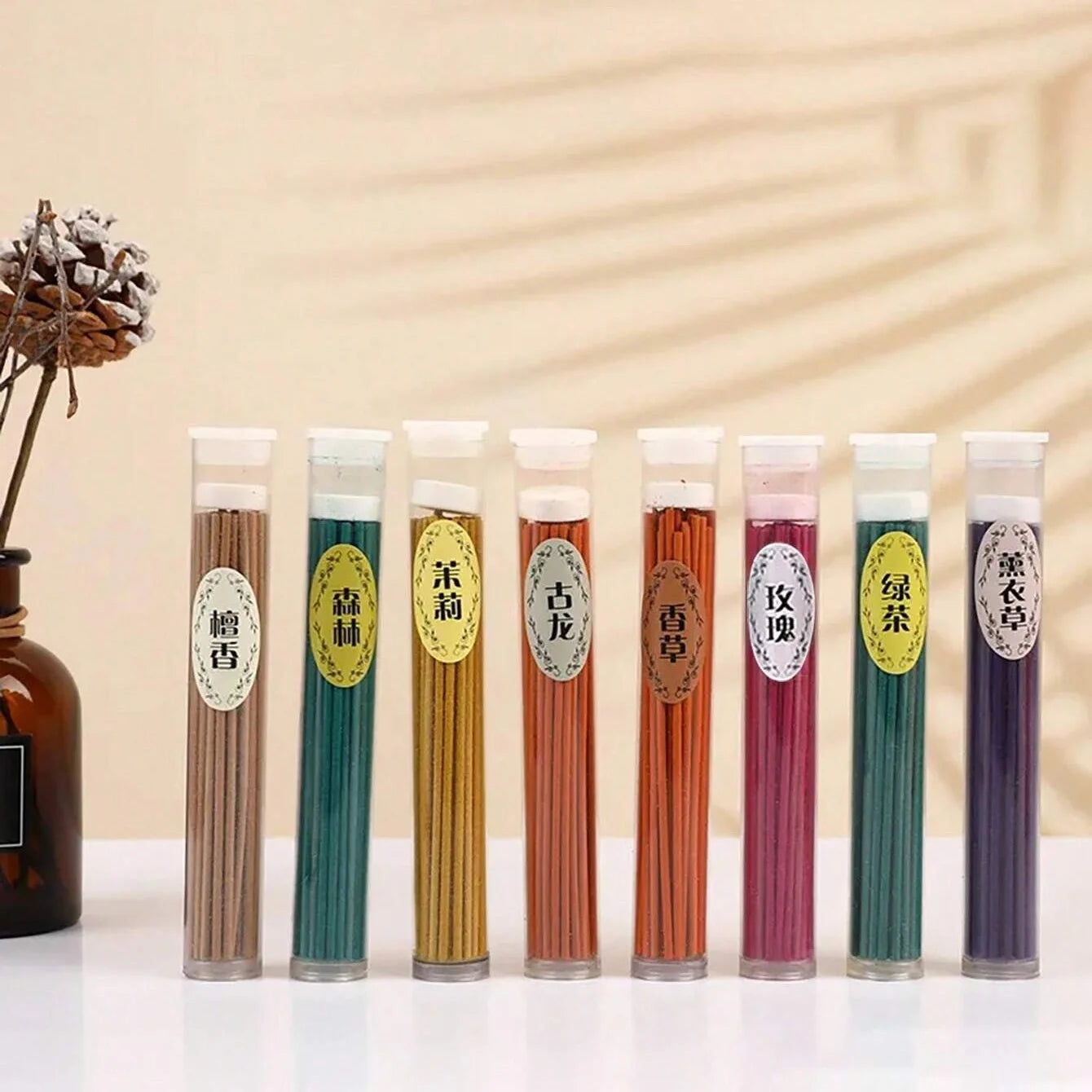 50Pc Natural Incense Sticks Aromatherapy for Yoga Meditation Relaxation