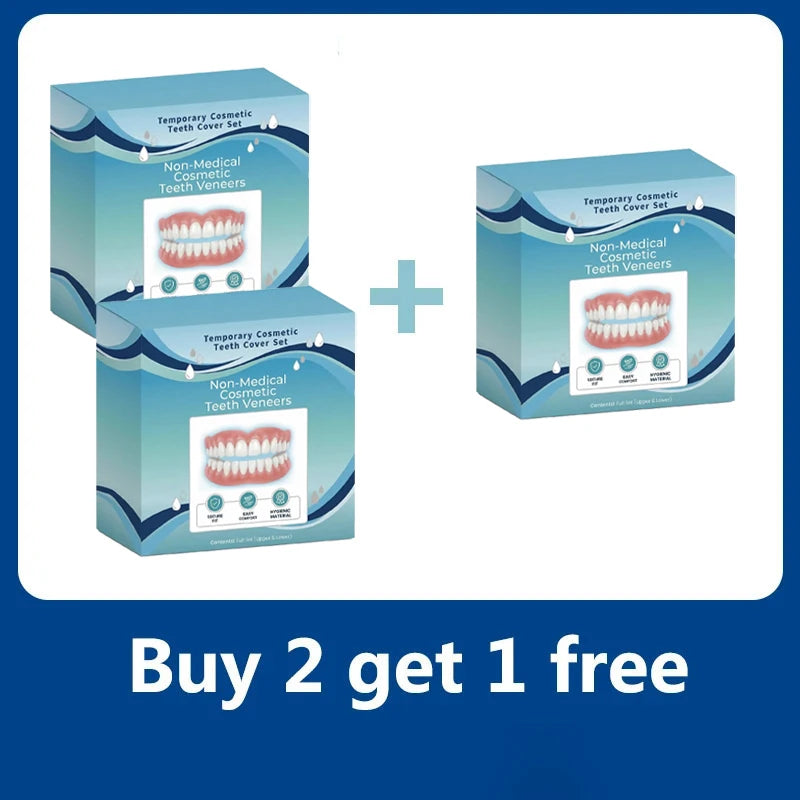 Adjustable Silicone Denture Kit Temporary Teeth Set - 7