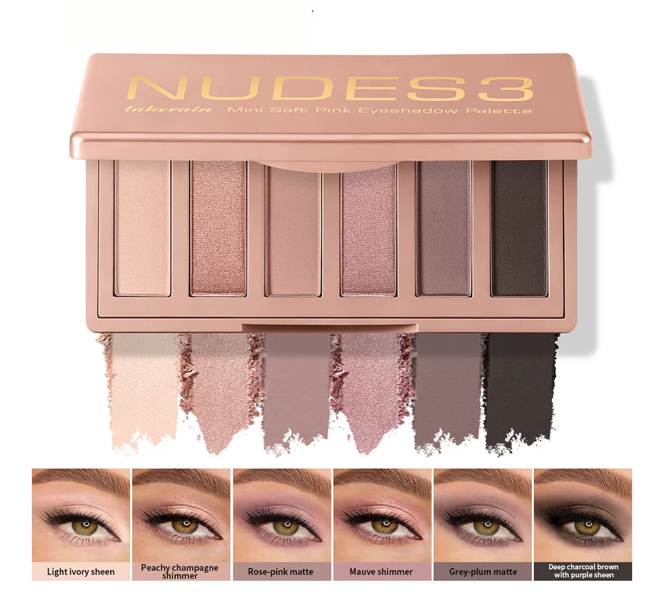 Eyeshadow Palette Long Lasting Neutral Matte Shimmer Eye Makeup - 8