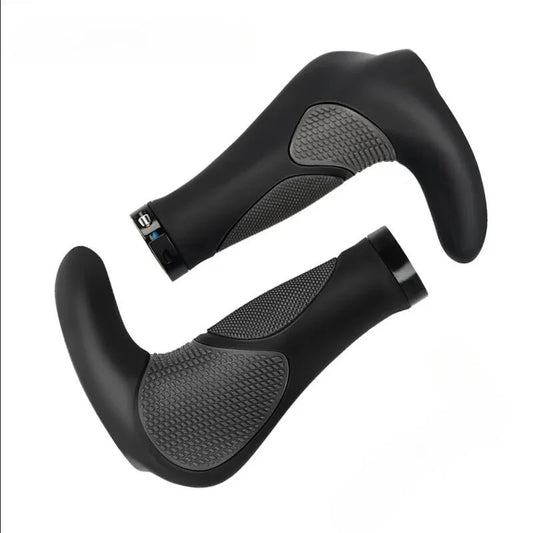 Ergonomic MTB Bike Grips TPR Rubber Shock Absorption Handlebar Covers