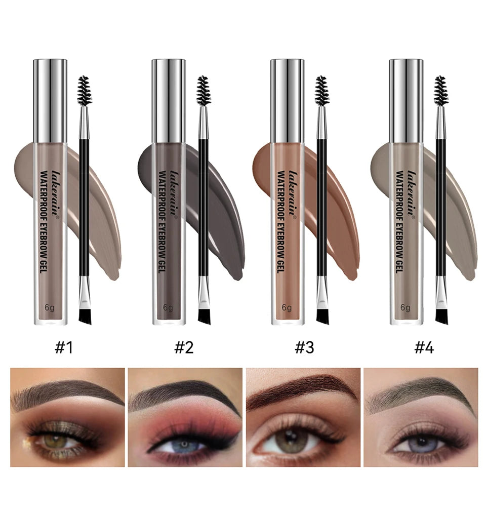 Waterproof Eyebrow Tint Gel Long Lasting Natural Look - 10