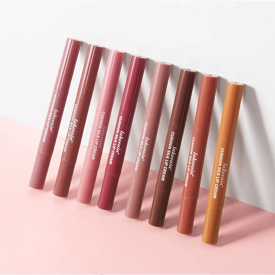Lakerain Cushion Silk Lip Cream Matte Velvet Lip Glaze Blush