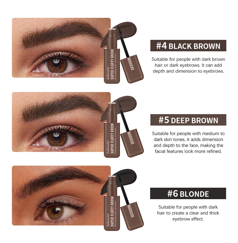 Waterproof Eyebrow Mousse Volumizing Fluffy Brow Gel
