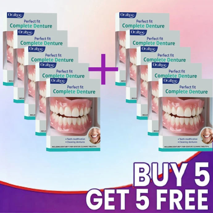 Silicone Dentures Full Mouth Fake Teeth Veneers - 10