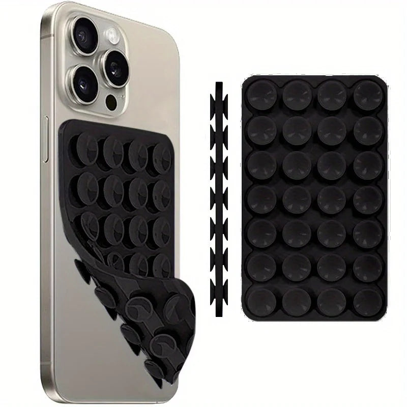 Double Sided Silicone Suction Cup Phone Holder Anti-Slip Stand Mount - 1