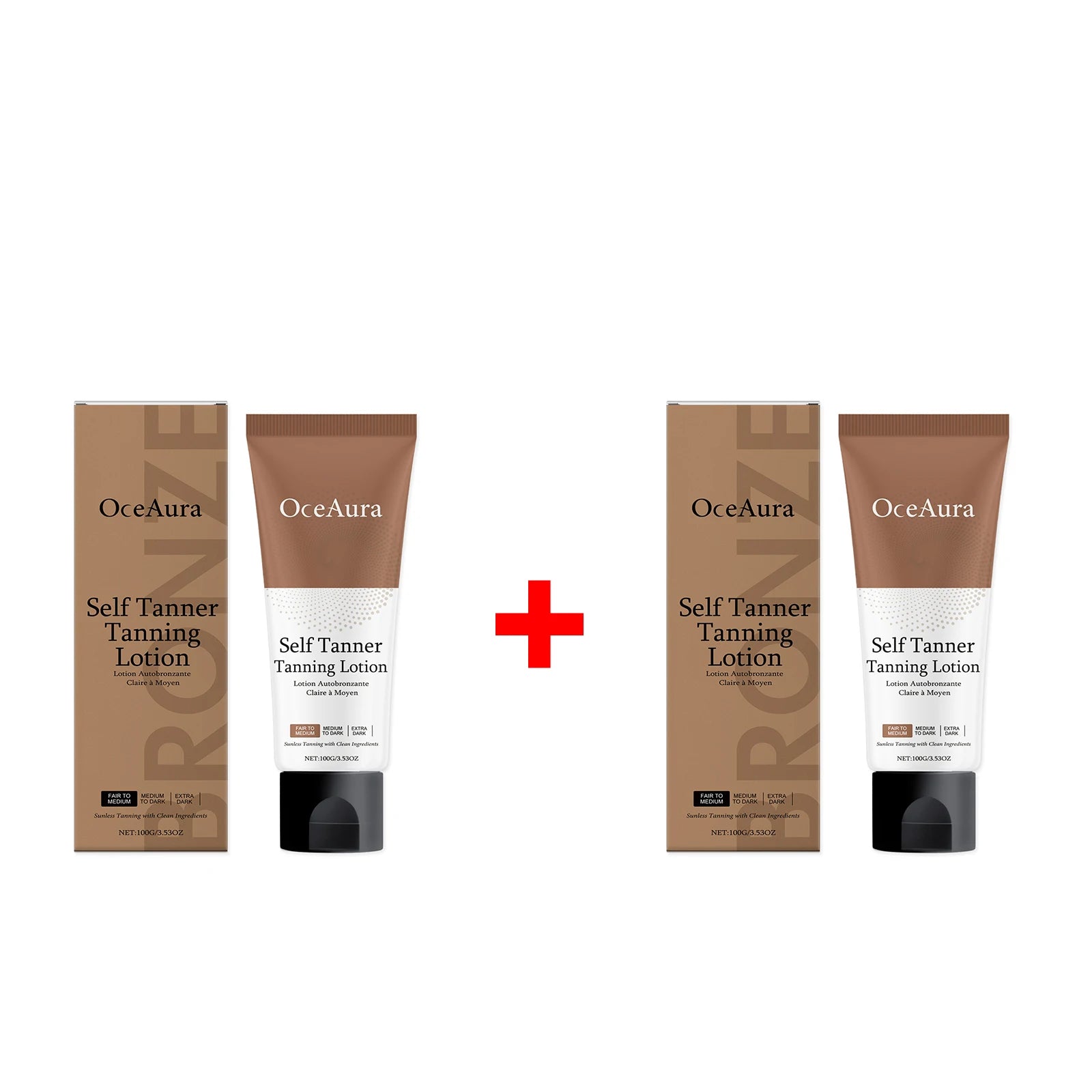 Self Tanner Tanning Lotion Sunless Fake Tan Cream Natural Bronze - 15