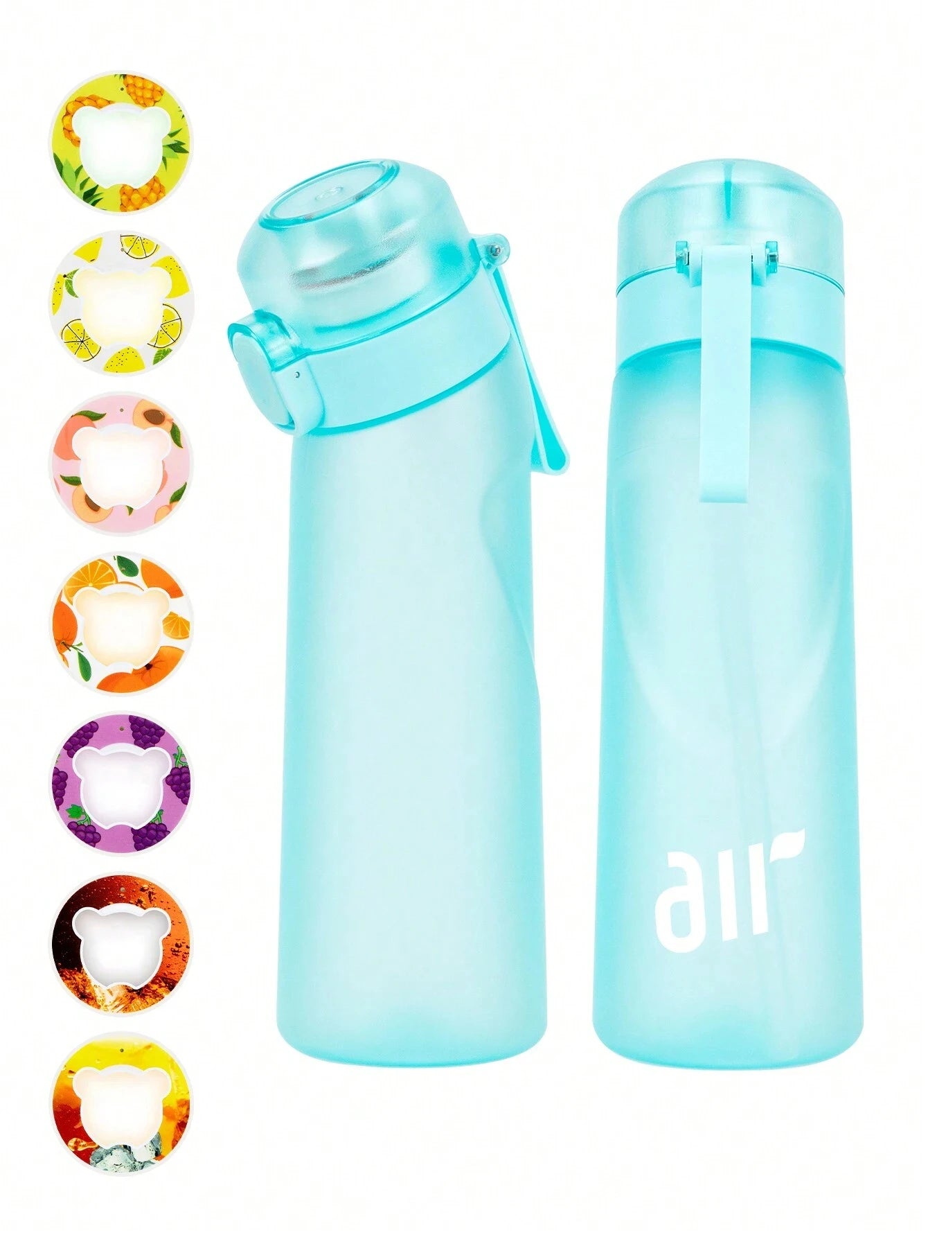 Scented Water Bottle with Flavor Pods Portable Sports Hydration Cup