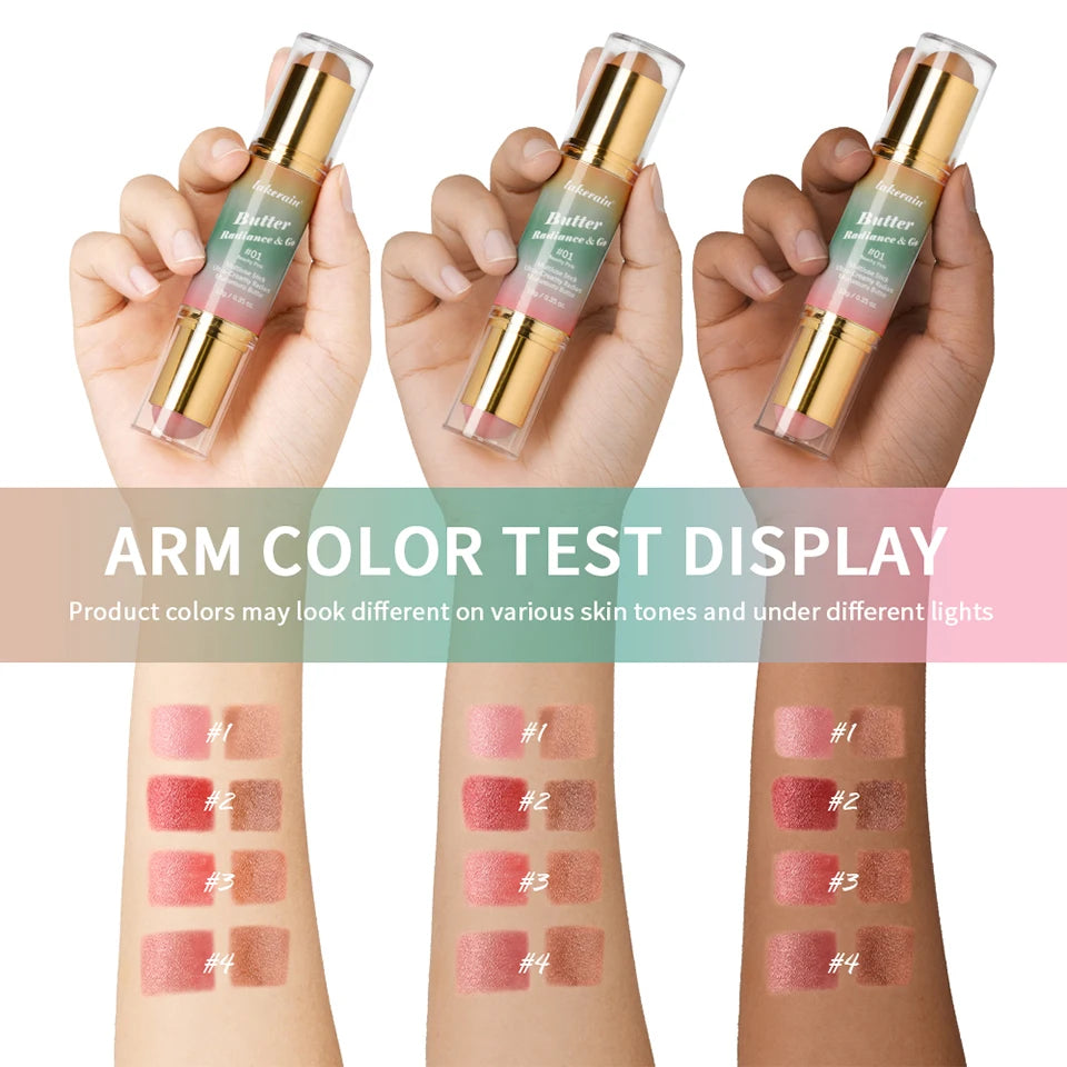 Double Headed Bronzer Blush Stick Multiuse Contouring Makeup