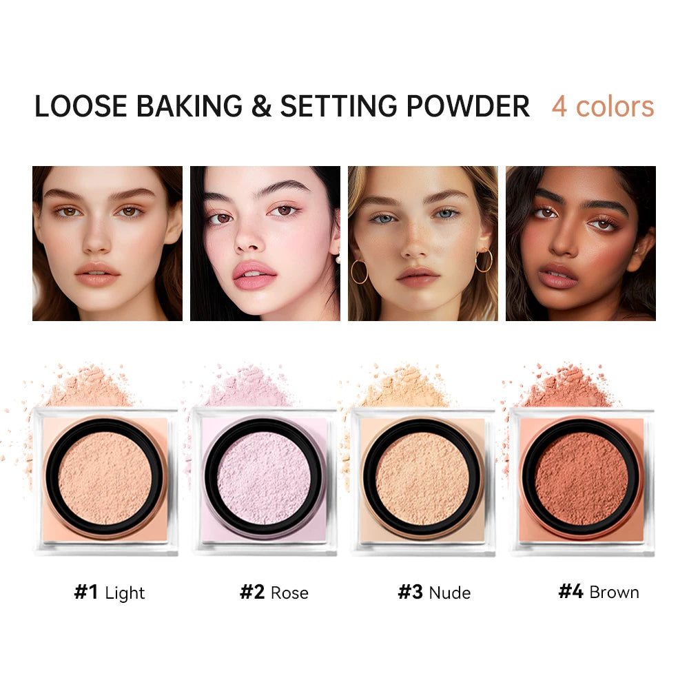 Matte Waterproof Loose Baking and Setting Powder - 2