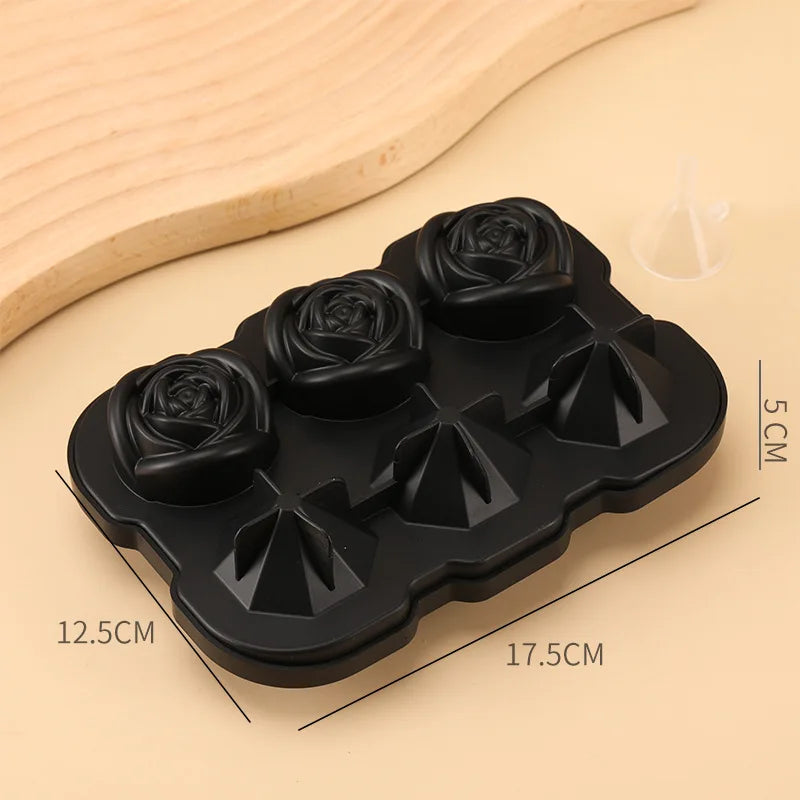 32 Grid Ice Cube Tray with Lid and Storage Bin One Click Release Maker - 23