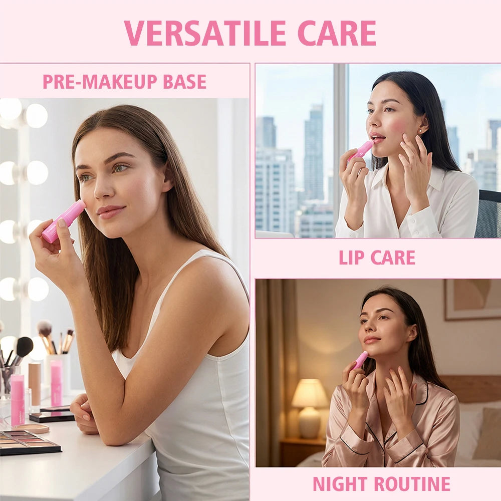 Pink Collagen Multi Balm Stick Hydrating Glow Skincare