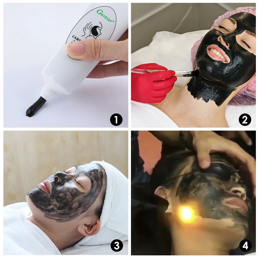 Carbon Gel Laser Toner Skin Rejuvenation Black Face Mask Cream