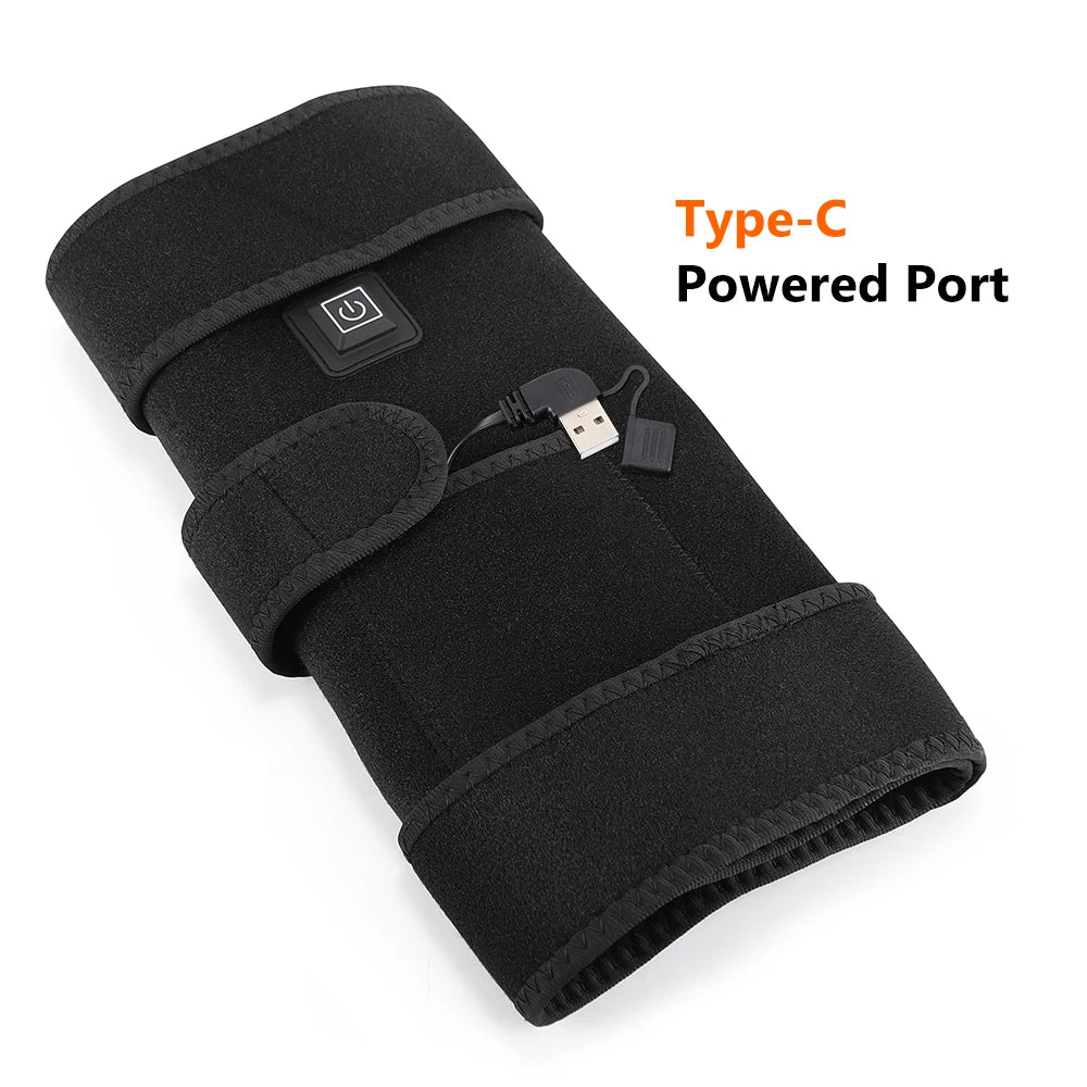 Red Light Knee Wrap Heated Brace USB Electric Pad