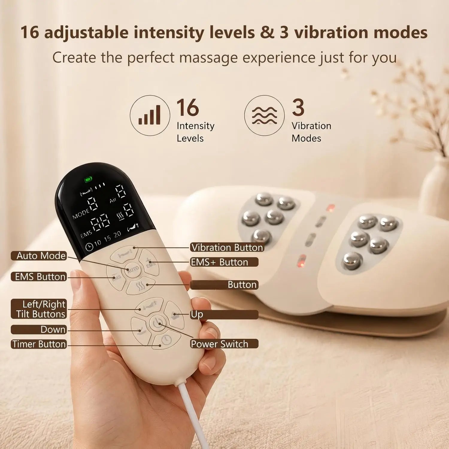 Electric Lumbar Traction Device Wireless Back Stretcher Massager - 5