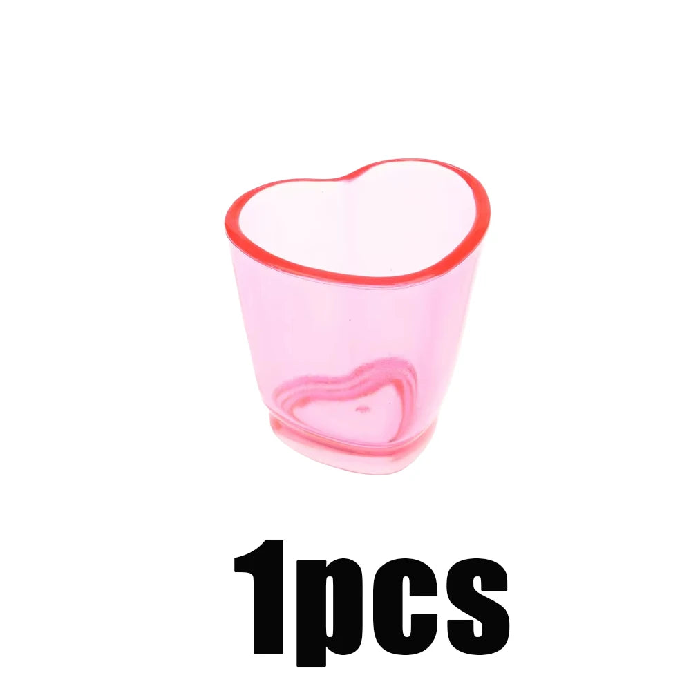 Heart Shaped Plastic Mini Wine Glasses for Romantic Parties and Events