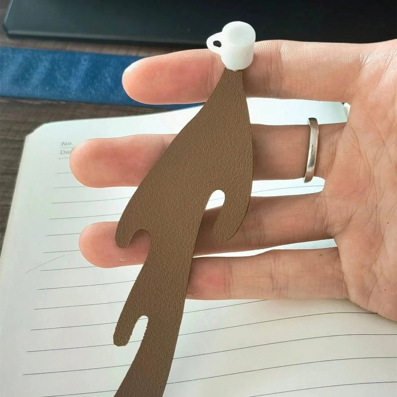 Spilled Coffee Bookmark Unique Reading Corner Marker for Book Lovers
