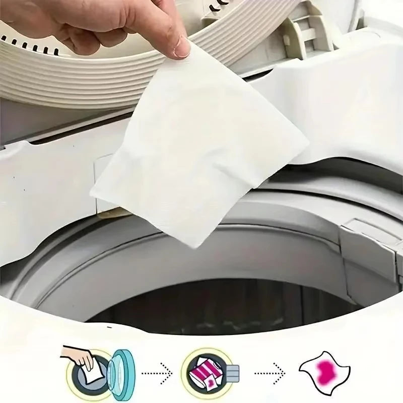 Laundry Color Catcher Sheets Anti Staining Dye Absorption Paper 50-150pcs - 5