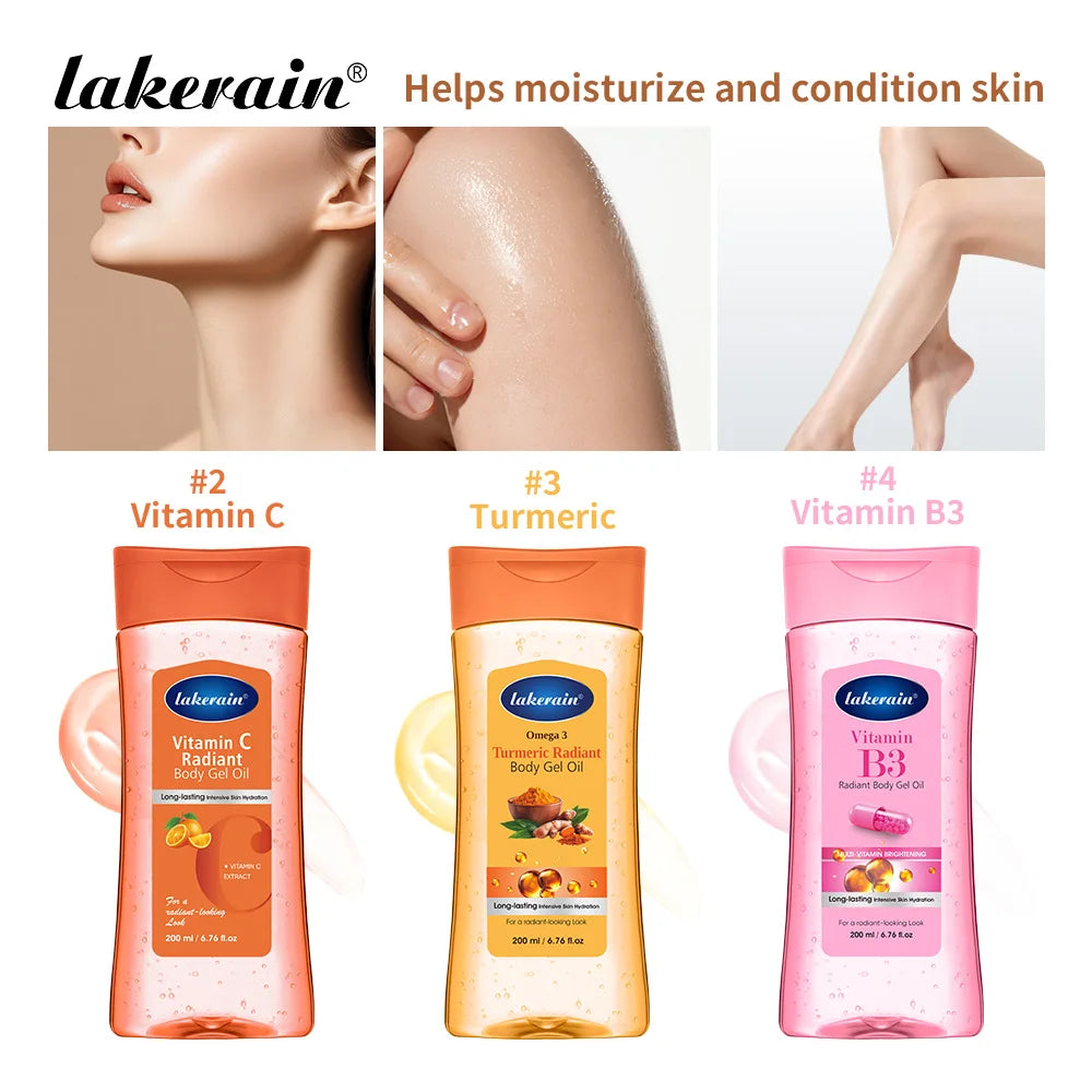 Vitamin C Turmeric Radiant Body Gel Oil Moisturizing Skincare