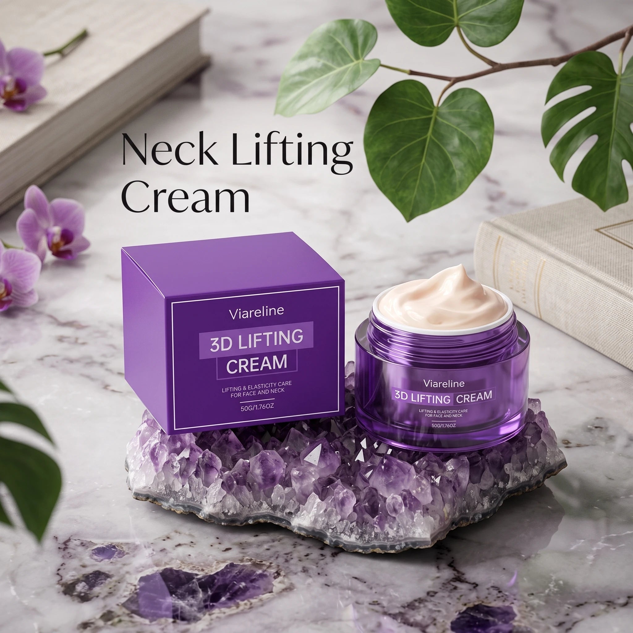 3D Face And Neck Lifting Firming Cream Anti Aging Moisturizer - 4