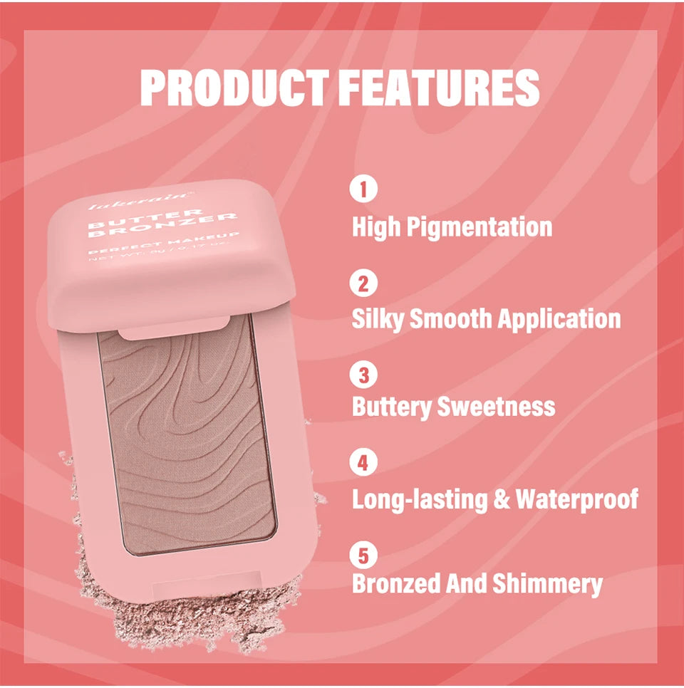 Lakerain Butter Bronzer Powder Contour Makeup Palette