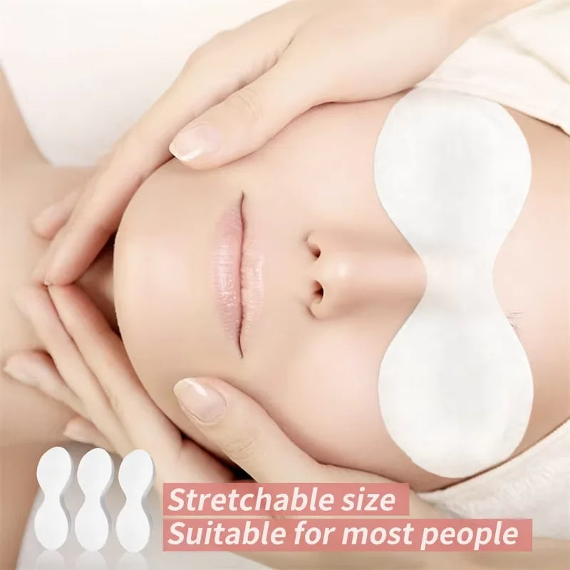 Disposable Eye Mask Paper Pads Ultrathin Cotton Spa Skincare Sheets - 10