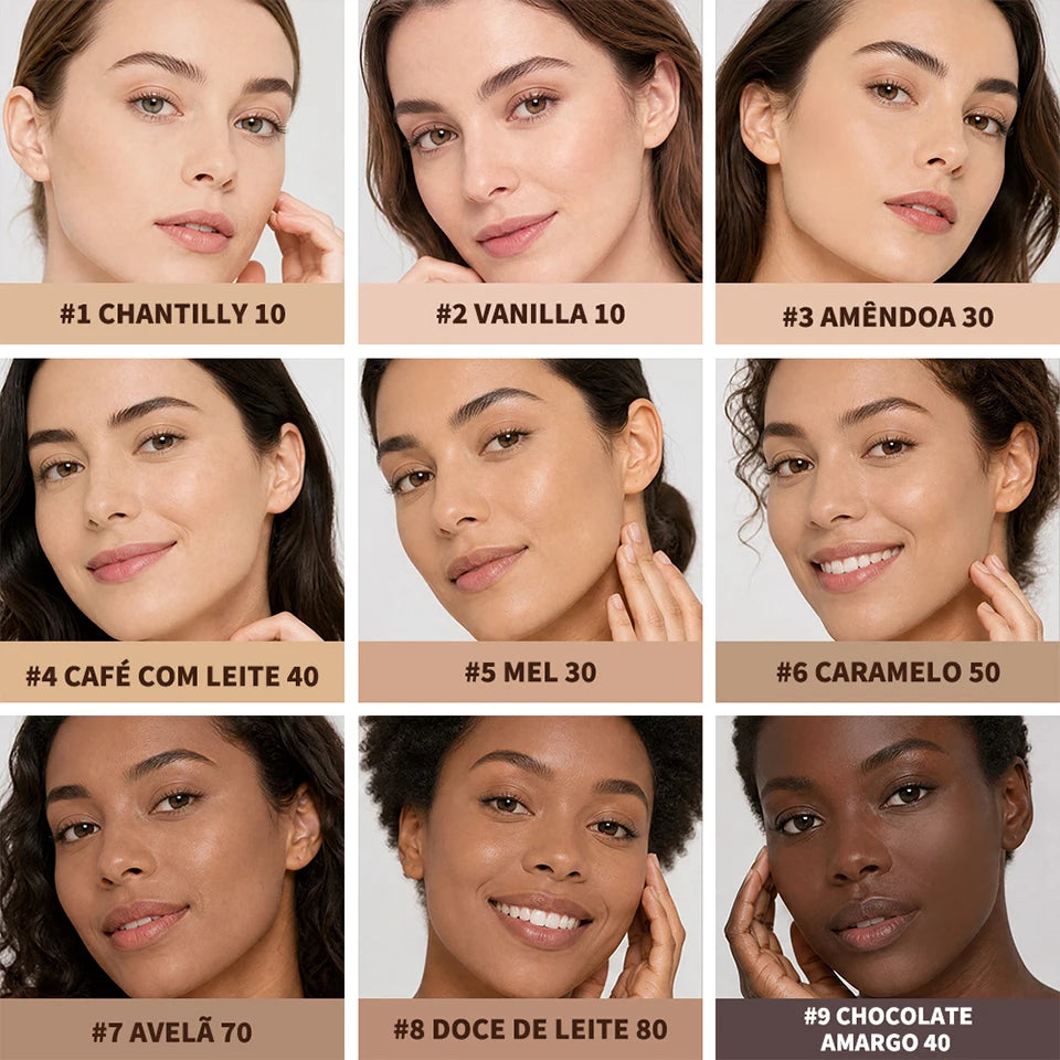 Liquid Foundation Long Lasting Velvet Matte Face Makeup Base - 10