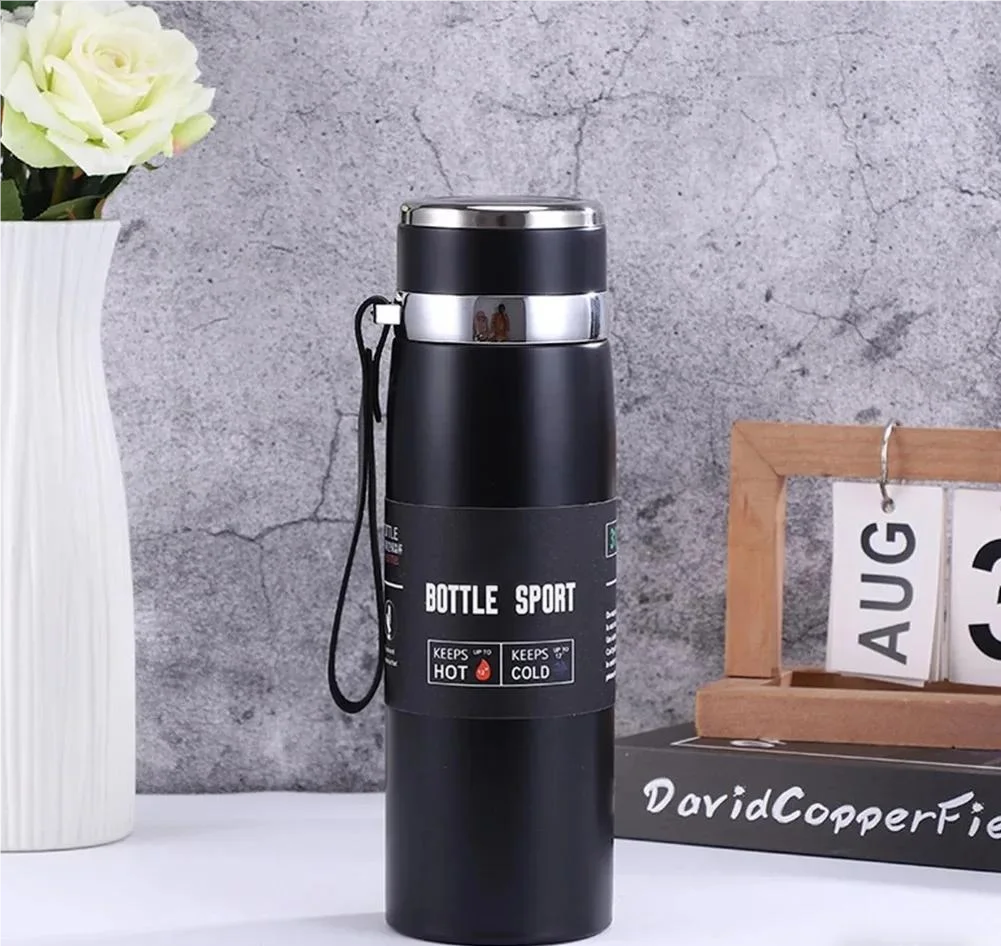 1L Stainless Steel Vacuum Flask Insulated Water Bottle Thermal Thermos