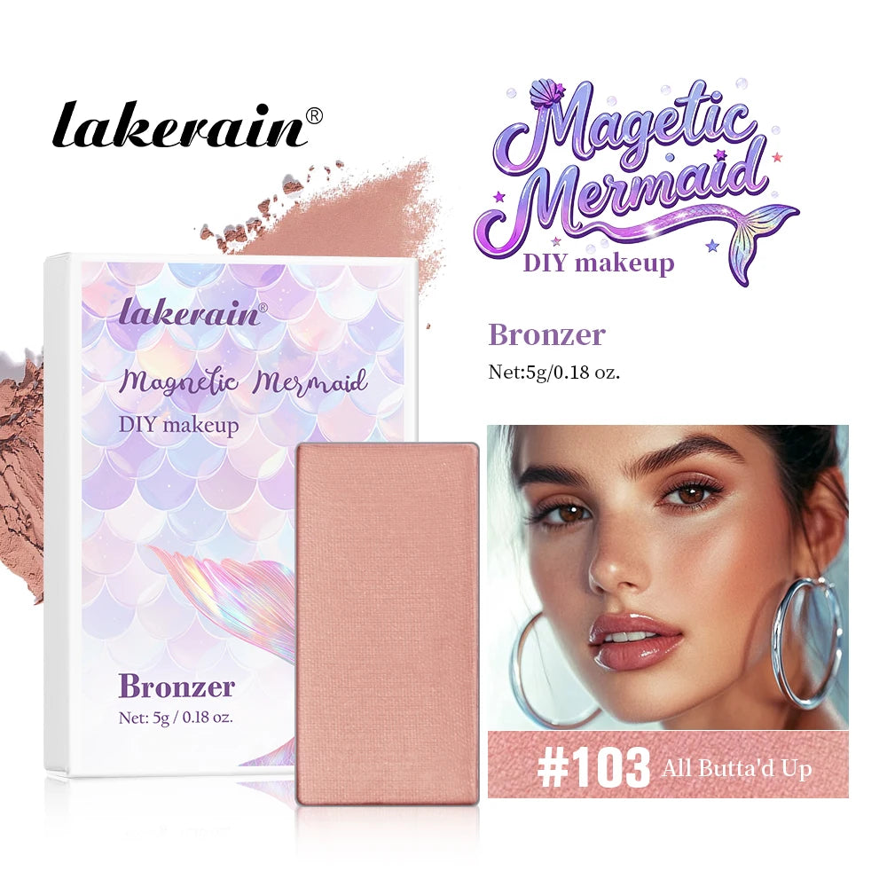 Lakerain Magnetic Mermaid Eyeshadow Makeup Palette DIY Beauty Kit
