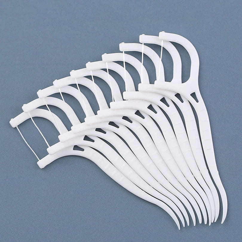 Dental Floss Picks Ultra Fine Toothpicks Interdental Cleaning Sticks