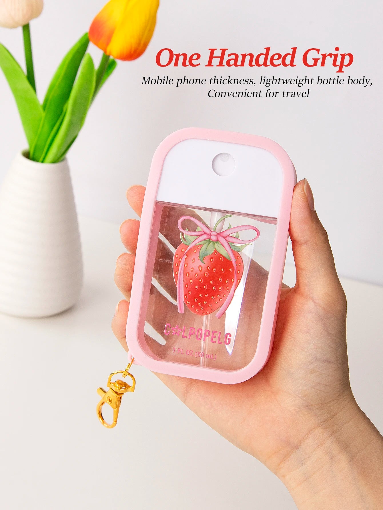 YOCITY 50ml Portable Air Freshener and Hand Sanitizer Spray with Keychain - 13