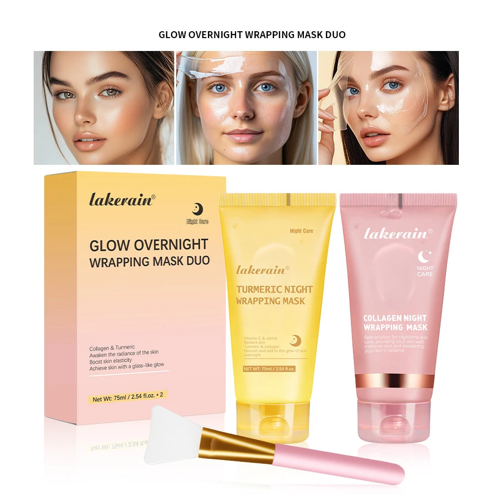 Collagen Jelly Cream Peel-Off Overnight Mask Hydrating Firming Skincare