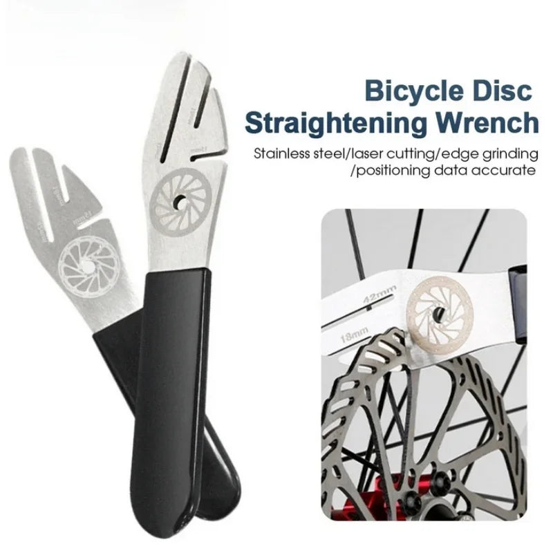 Bicycle Disc Brake Rotor Alignment Tool MTB Truing Correction Wrench - 1