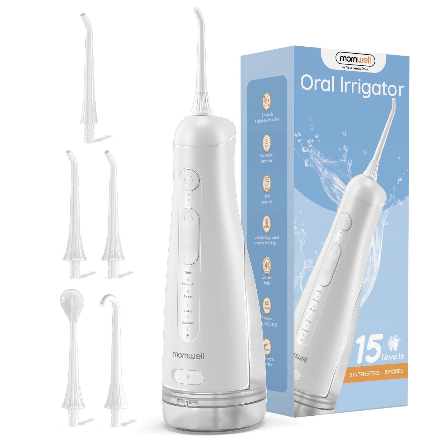 Water Flosser Cordless Oral Irrigator Teeth Cleaner - 17