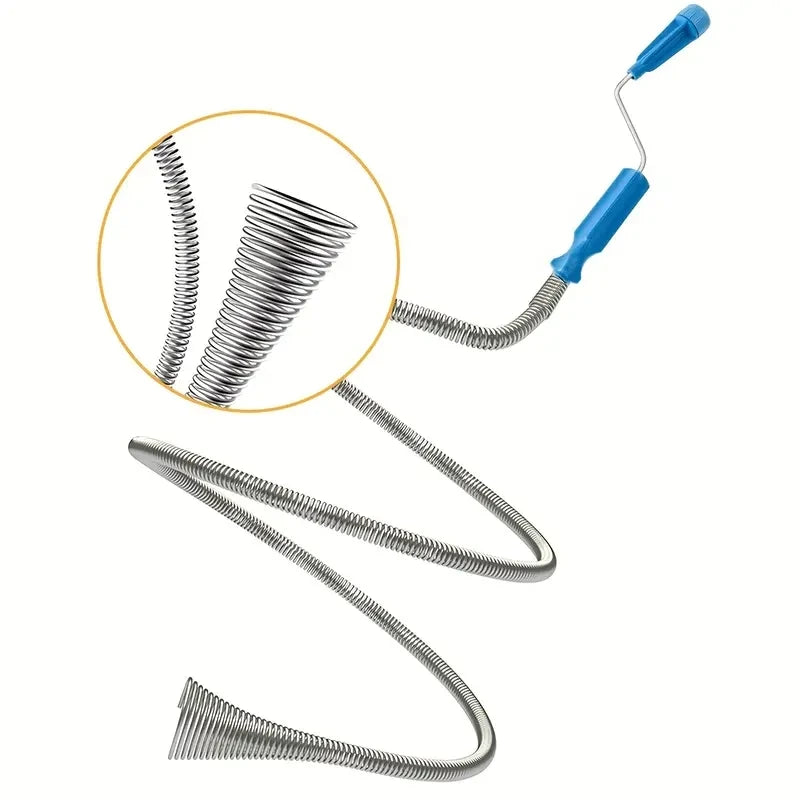 Drain Auger Pipe Snake Clog Remover for Sinks Toilets and Showers