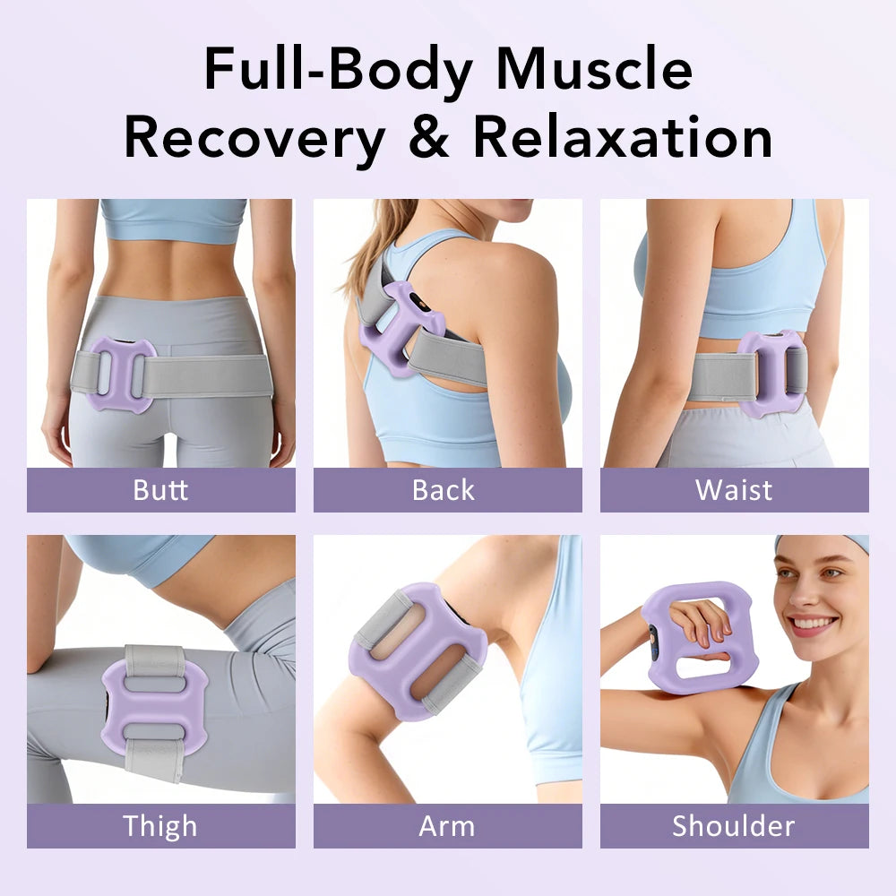 Electric Fascia Ring Fitness Body Shaping Massager