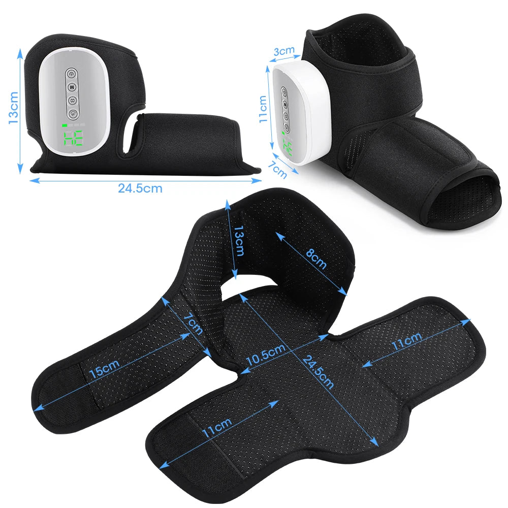 Wireless Foot and Ankle Massager Heat Compression Machine - 17