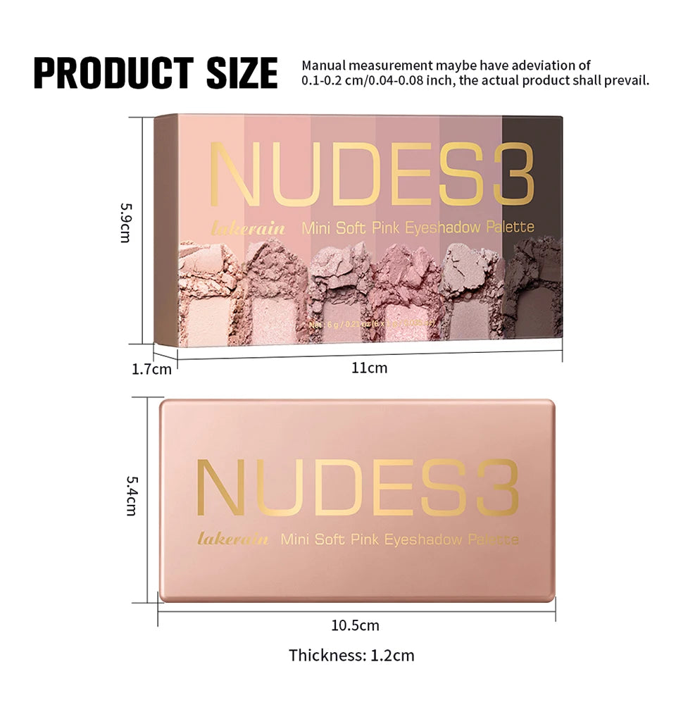 Eyeshadow Palette Long Lasting Neutral Matte Shimmer Eye Makeup - 15