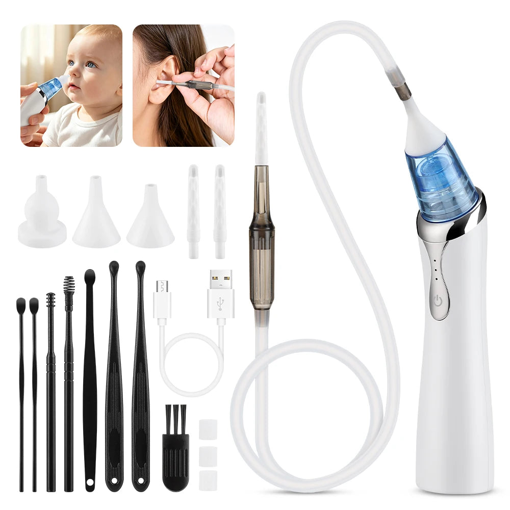 Electric Baby Nasal Aspirator & Ear Wax Removal Kit