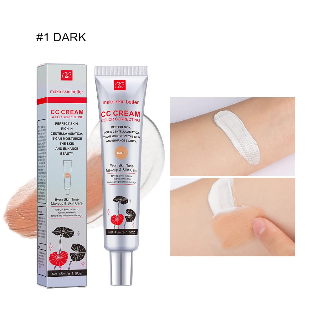 Color Correcting CC Cream Foundation Moisturizing Waterproof Makeup - 30