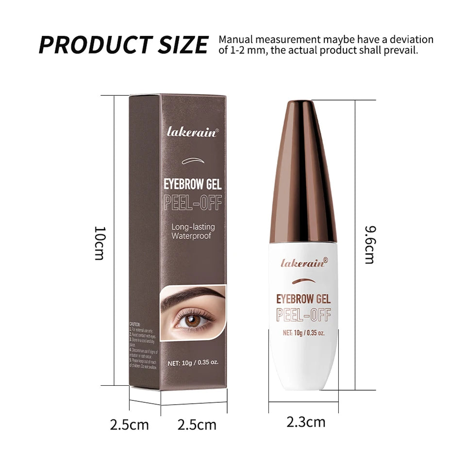 Lakerain Peel Off Eyebrow Gel Waterproof Brow Tint Cream - 17