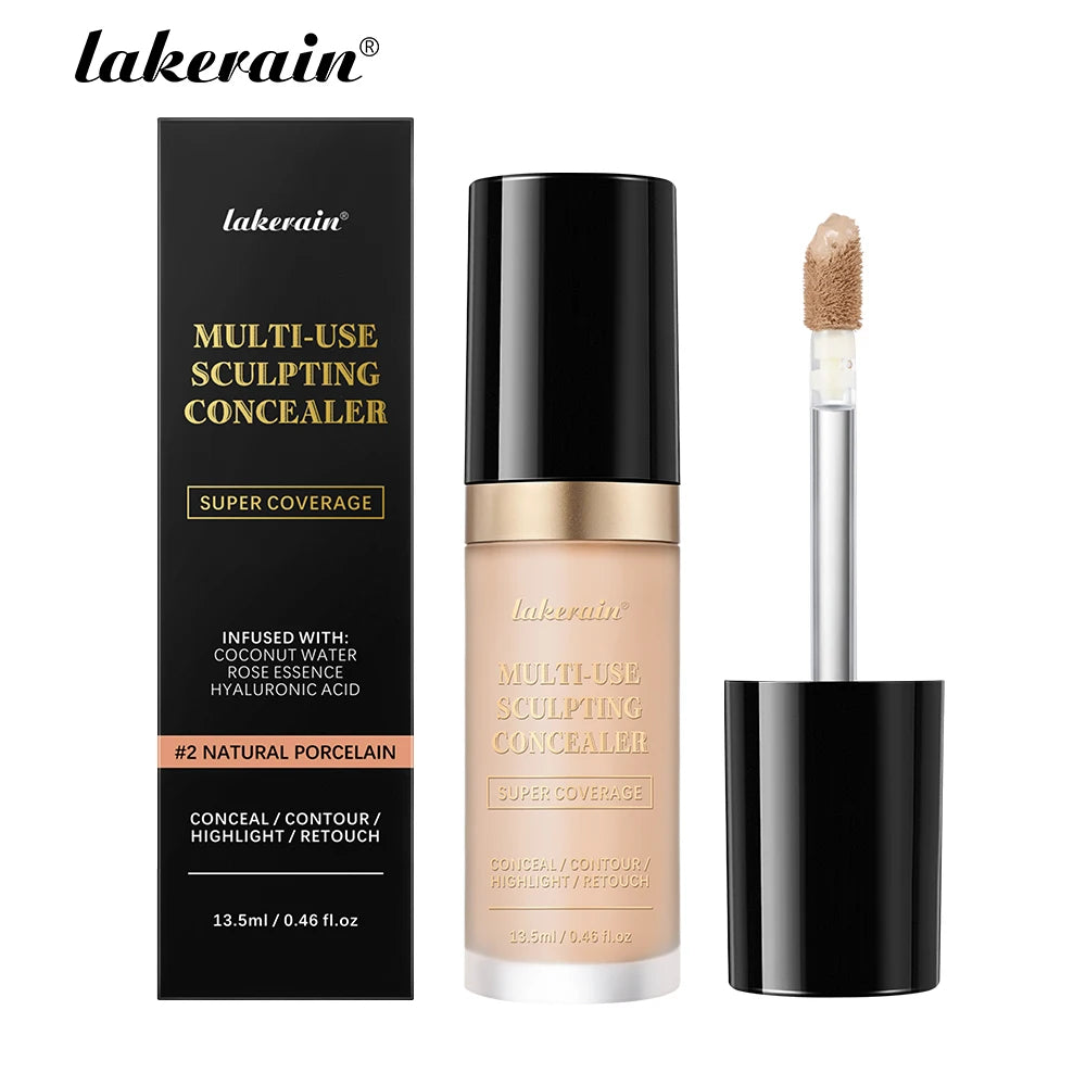 Lakerain Waterproof Concealer Matte High Coverage Liquid Foundation - 23