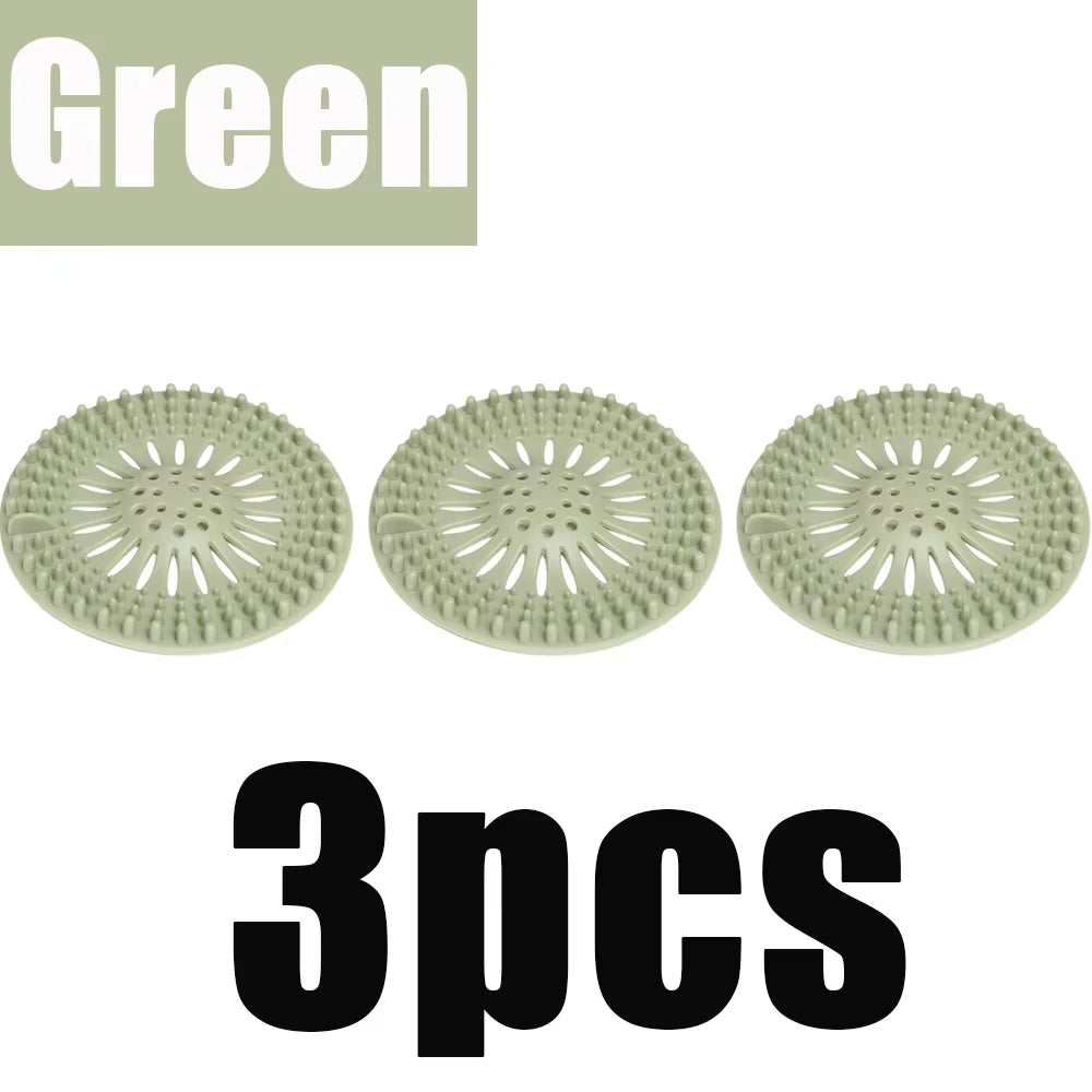 Silicone Sink Strainer Hair Catcher Drain Protector for Shower Bathtub - 19