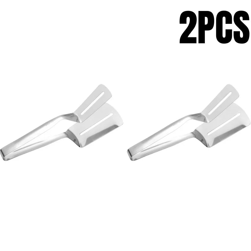 Stainless Steel Steak Spatula Tongs Multifunctional Kitchen Grill Clamp - 27