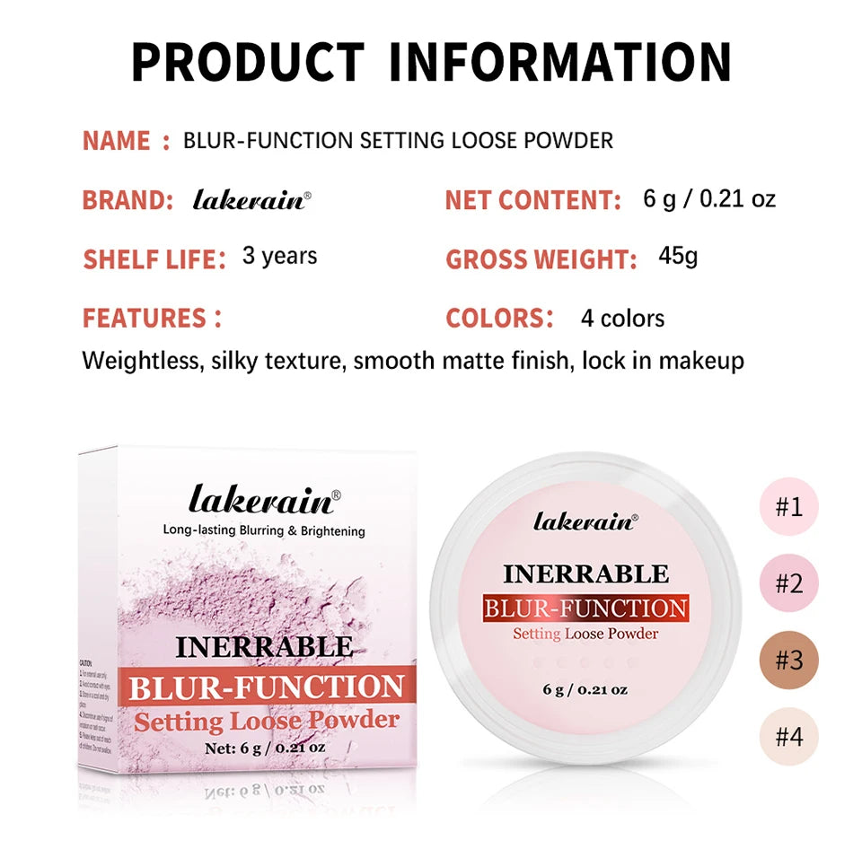 Baked Setting Loose Powder Oil Control Matte Face Powder - 18