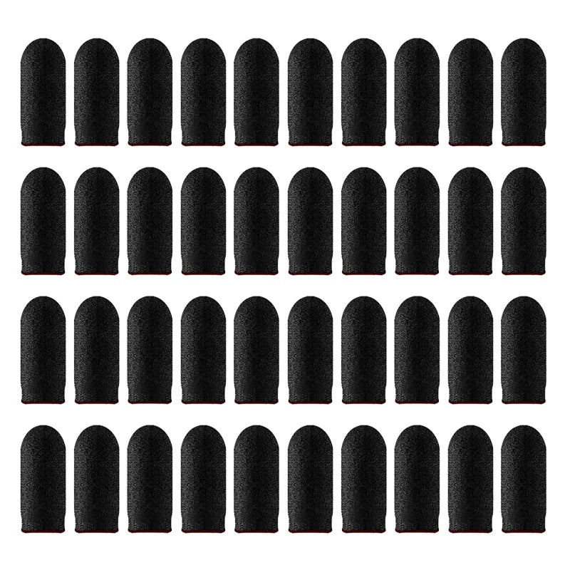 40pc Gaming Finger Sleeves Sweatproof Anti-Slip Touch Screen Controller
