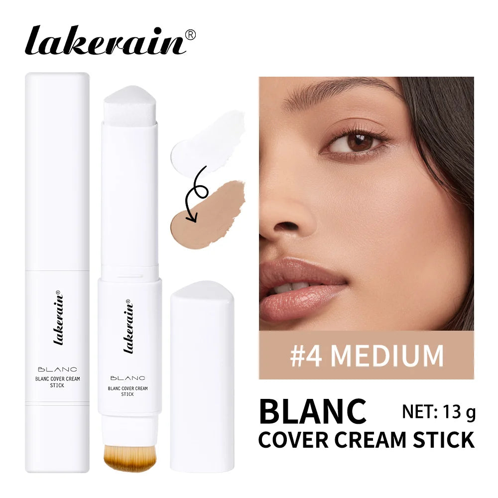 Dual-Ended Color Changing Foundation Stick Smooth Makeup Blending