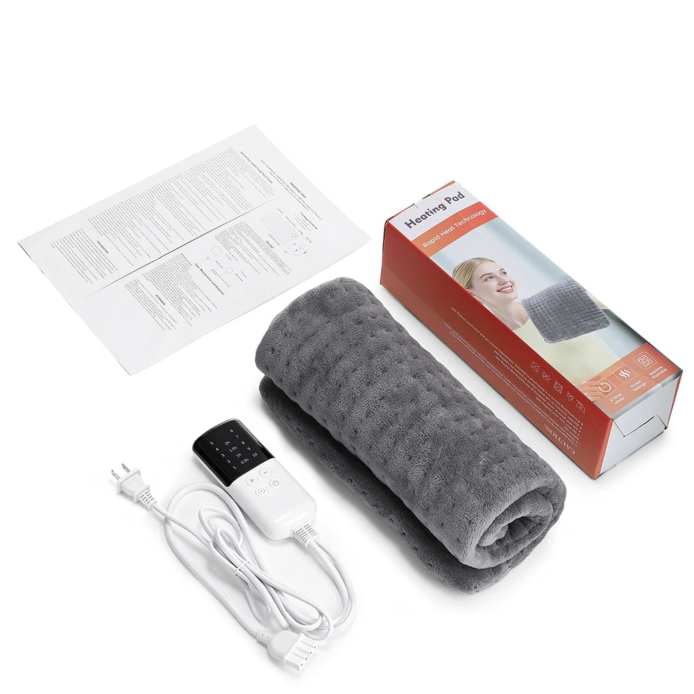 Electric Heating Pad Flannel Thermal Mat Pain Relief - 19