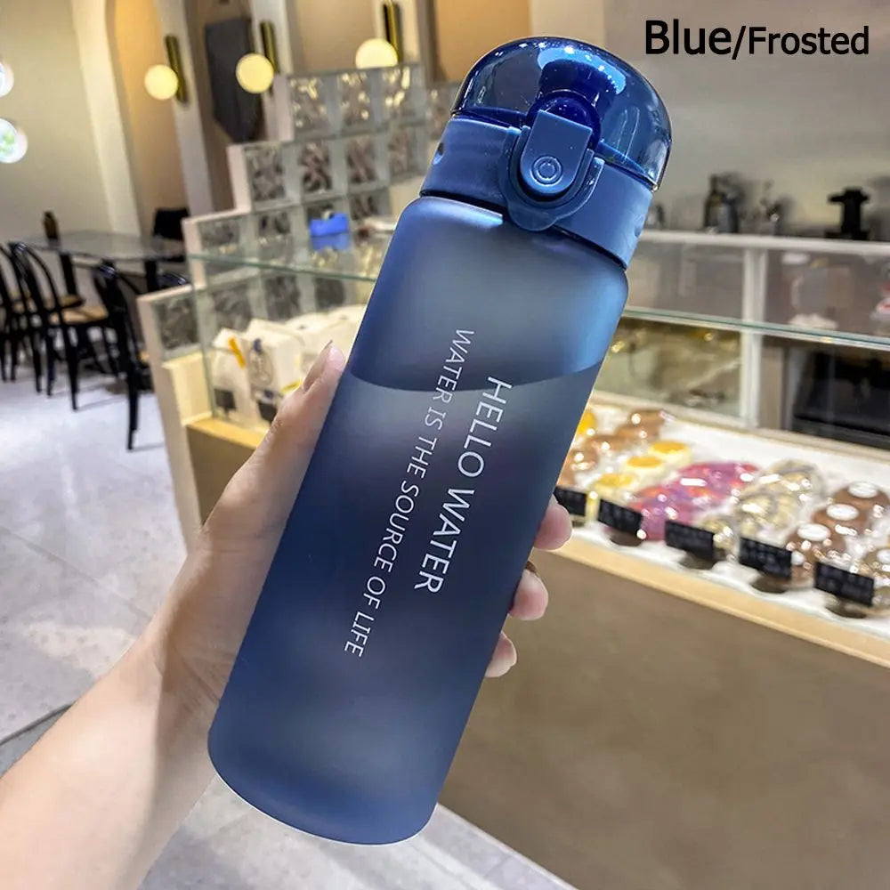 780ml Frosted Sports Water Bottle Leakproof Gym Travel Drinking Flask